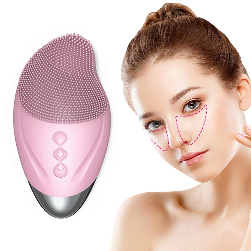 Electric Facial Cleansing Brush Silicone Vibration Face Cleaner Eye Massager Gel Washing Face Pore Cleaning Beauty Instrument
Electric Facial Cleansing Brush Silicone Vibration Face Cleaner Eye Massager Gel Washing Face Pore Cleaning Beauty Instrument