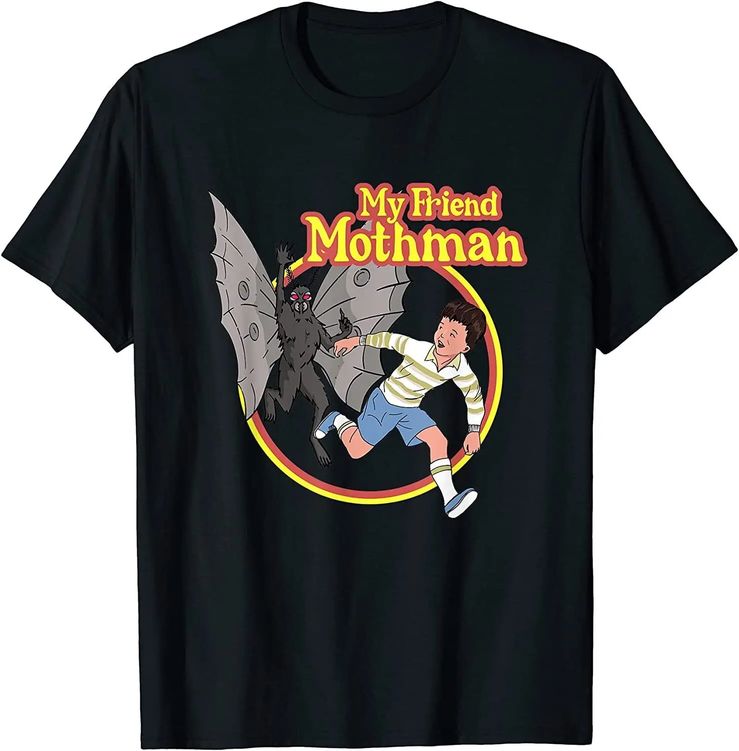 Винтажная хлопковая Футболка Mothman My Friend с круглым вырезом, мужские повседневные футболки с коротким рукавом, топы, Прямая поставка
Винтажная хлопковая Футболка Mothman My Friend с круглым вырезом, мужские повседневные футболки с коротким рукавом, топы, Прямая поставка