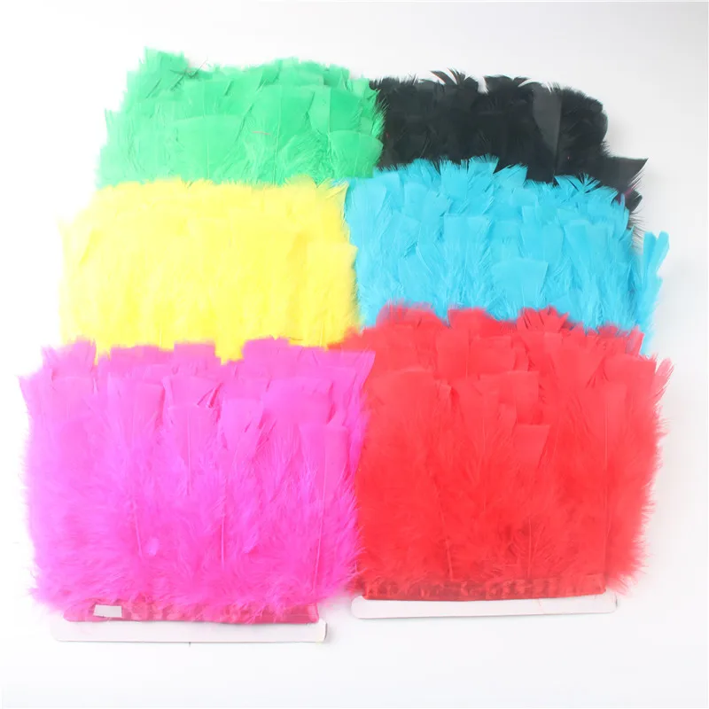 10Yard/lot Turkey Feathers Trim Trimming 12-18cm 5-6.5inch for Diy Wedding Dress Clothing DIY Decoration Feathers for Crafts
10Yard/lot Turkey Feathers Trim Trimming 12-18cm 5-6.5inch for Diy Wedding Dress Clothing DIY Decoration Feathers for Crafts