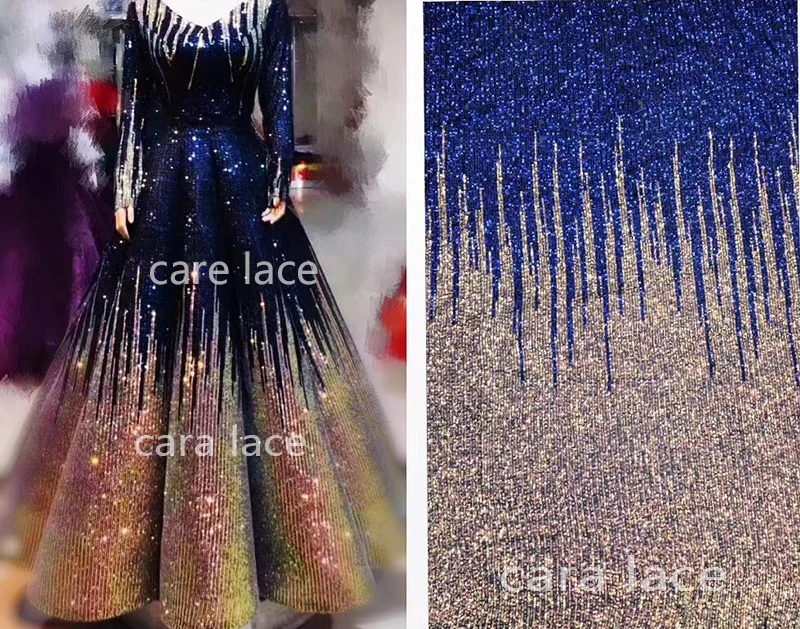 Hot Sale African Sequins Lace Fabric High Quality Cord Lace trim African French Net Lace Fabric For Blue Party Dress DYSZP4
Hot Sale African Sequins Lace Fabric High Quality Cord Lace trim African French Net Lace Fabric For Blue Party Dress DYSZP4