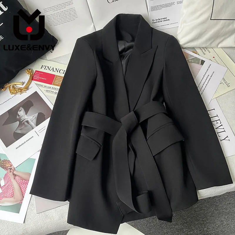 Костюм люкс & ENVY на шнуровке для мужчин и женщин, универсальный костюм с поясом в Корейском стиле, осень 2023
Костюм люкс & ENVY на шнуровке для мужчин и женщин, универсальный костюм с поясом в Корейском стиле, осень 2023