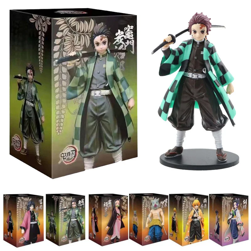 Hot 17cm Demon Slayer Anime Figure Kimetsu No Yaiba Figure Tanjirou Kamado Action Figure Agatsuma Zenitsu Nezuko PVC Model Toys
Hot 17cm Demon Slayer Anime Figure Kimetsu No Yaiba Figure Tanjirou Kamado Action Figure Agatsuma Zenitsu Nezuko PVC Model Toys