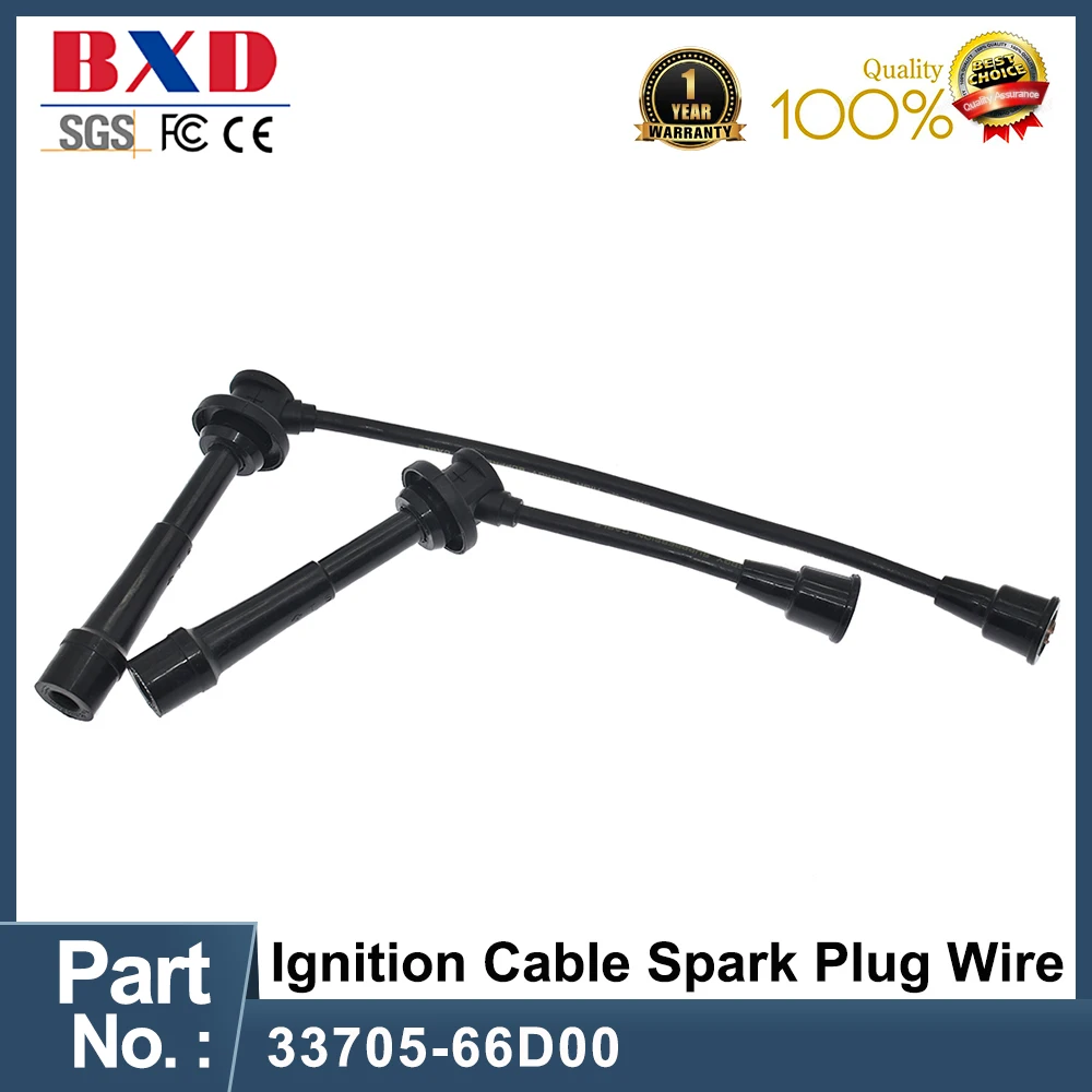 33705-66D00 3370566D00 Ignition Cable Spark Plug Wire Part For 99-01 Esteem 1.6L 1.8L 00-03 Swift 1.3L 99-01 Vitara 1.6L
33705-66D00 3370566D00 Ignition Cable Spark Plug Wire Part For 99-01 Esteem 1.6L 1.8L 00-03 Swift 1.3L 99-01 Vitara 1.6L