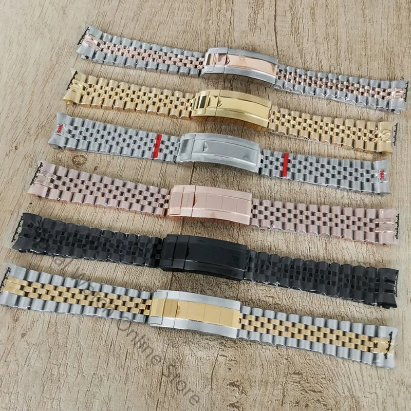 20mm Stainless Steel Watch Band Single Folding Buckle Solid Screw Links Watchband Strap Vintage Jubilee Bracelet for Submariner
20mm Stainless Steel Watch Band Single Folding Buckle Solid Screw Links Watchband Strap Vintage Jubilee Bracelet for Submariner