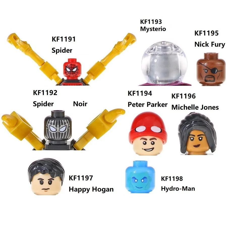 KF6095 Jones Spider Noir Питер Паркер Ник фурия счастливый Хоган тарио гидро человек