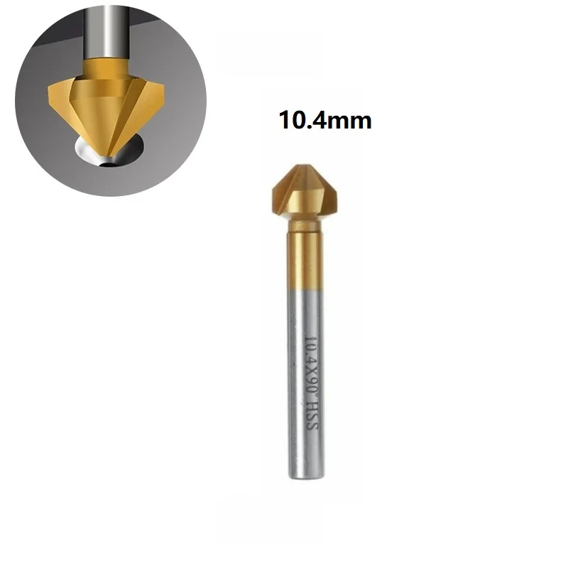 3 Flute Countersink Drill Bit 90 Degree Chamfering Tools High Speed Steel Chamfer Milling Cutter 6.3-20.5mm Power Tools
3 Flute Countersink Drill Bit 90 Degree Chamfering Tools High Speed Steel Chamfer Milling Cutter 6.3-20.5mm Power Tools
