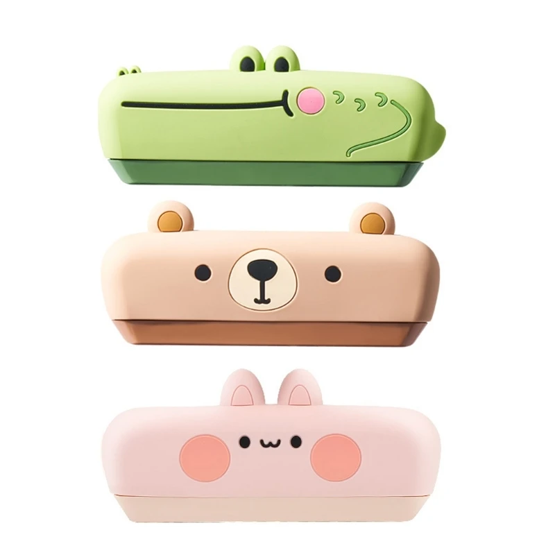 Q0KB Lovely Harmonica Toy for Kids 16 Holes Silicone Mouth Organ Wind Instrument Gift
Q0KB Lovely Harmonica Toy for Kids 16 Holes Silicone Mouth Organ Wind Instrument Gift