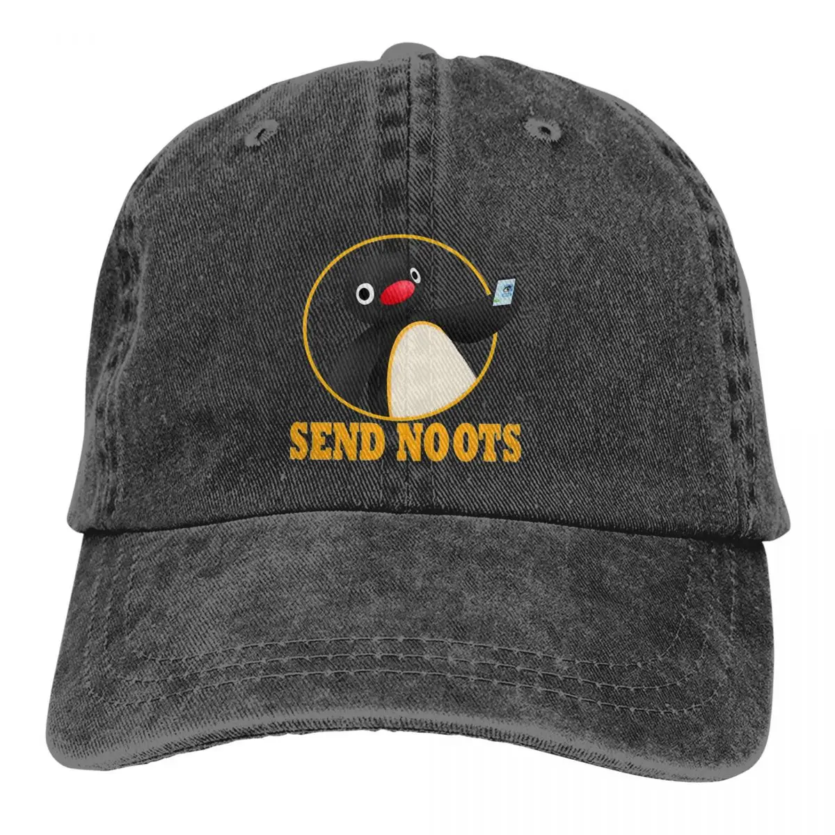 

Summer Cap Sun Visor Send Noots Hip Hop Caps Pingu Pinga Penguin TV Cowboy Hat Peaked Hats Lightweight Adjustable