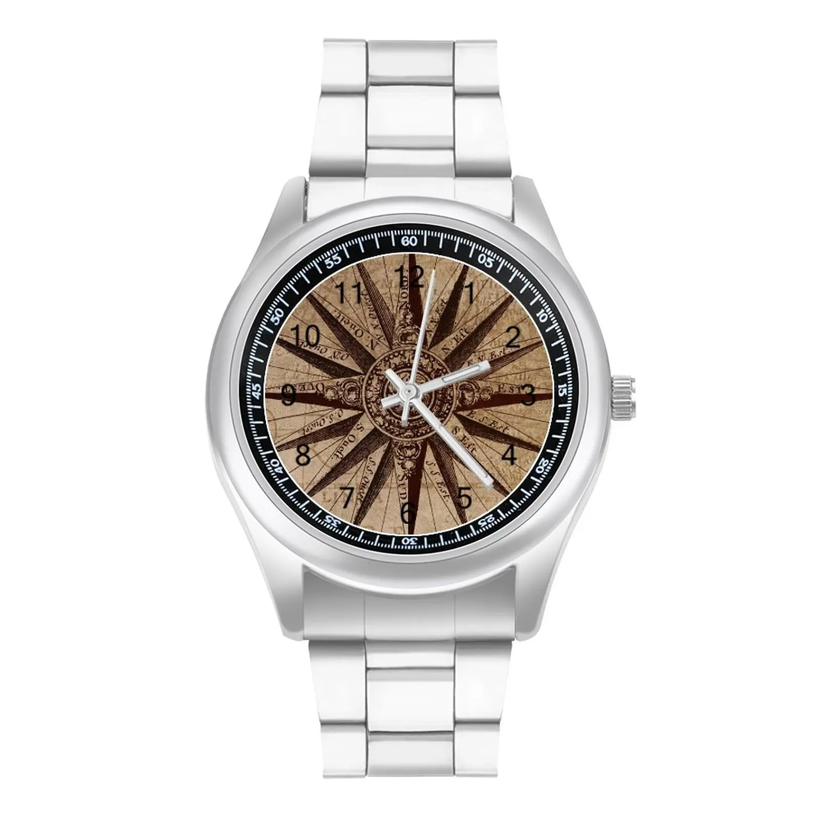 Map with Compass Quartz Watch Viking Round Lady Wrist Watch Photo Stainless Outdoor New Wristwatch
Map with Compass Quartz Watch Viking Round Lady Wrist Watch Photo Stainless Outdoor New Wristwatch