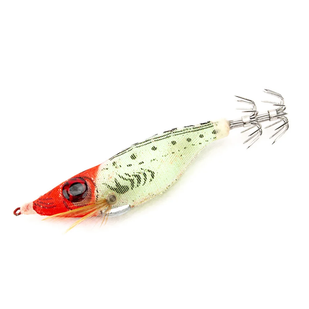 6pcs 10cm Shrimp Squid Jig Lure Hooks Fishing Lures Bait With Luminous Tail Sea Fishing With Swivel Ring On Head Random Color
6pcs 10cm Shrimp Squid Jig Lure Hooks Fishing Lures Bait With Luminous Tail Sea Fishing With Swivel Ring On Head Random Color
