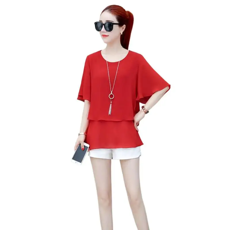 Женская шифоновая блузка с рукавом до локтя, в Корейском стиле
Женская шифоновая блузка с рукавом до локтя, в Корейском стиле