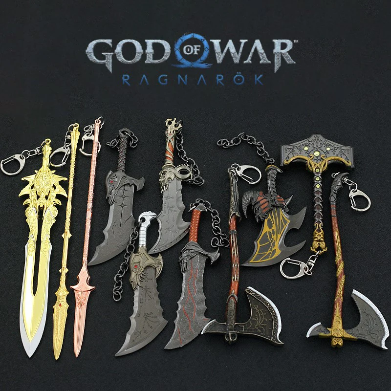 God of War Kratos Weapon Metal PSP Game Anime Katana Sword Weapons Model Ornament Doll Toys Weapon Equipment Accessories Collect
God of War Kratos Weapon Metal PSP Game Anime Katana Sword Weapons Model Ornament Doll Toys Weapon Equipment Accessories Collect