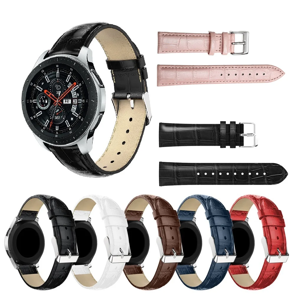 20mm 22mm Leather Strap for Samsung Galaxy Watch 3/46mm/42mm/45mm/41mm/Gear s3/S2 Replacement Bracelet Huawei GT 2 46MM Band
20mm 22mm Leather Strap for Samsung Galaxy Watch 3/46mm/42mm/45mm/41mm/Gear s3/S2 Replacement Bracelet Huawei GT 2 46MM Band