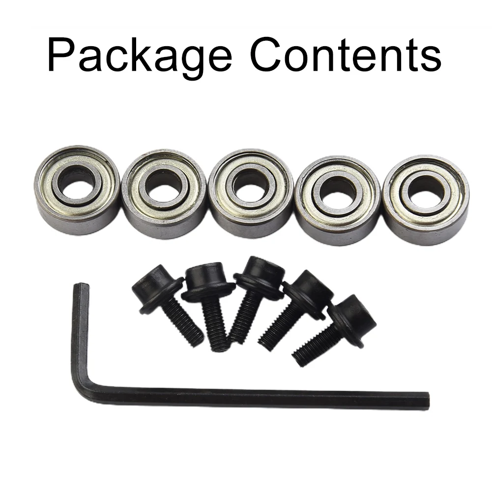 Router Bit Bearing Kit Outer 9.52/12.7mm Inner 4.76mm Cutter Head Bearing For Milling Head Holder Repair Drill Tool Accessory
Router Bit Bearing Kit Outer 9.52/12.7mm Inner 4.76mm Cutter Head Bearing For Milling Head Holder Repair Drill Tool Accessory
