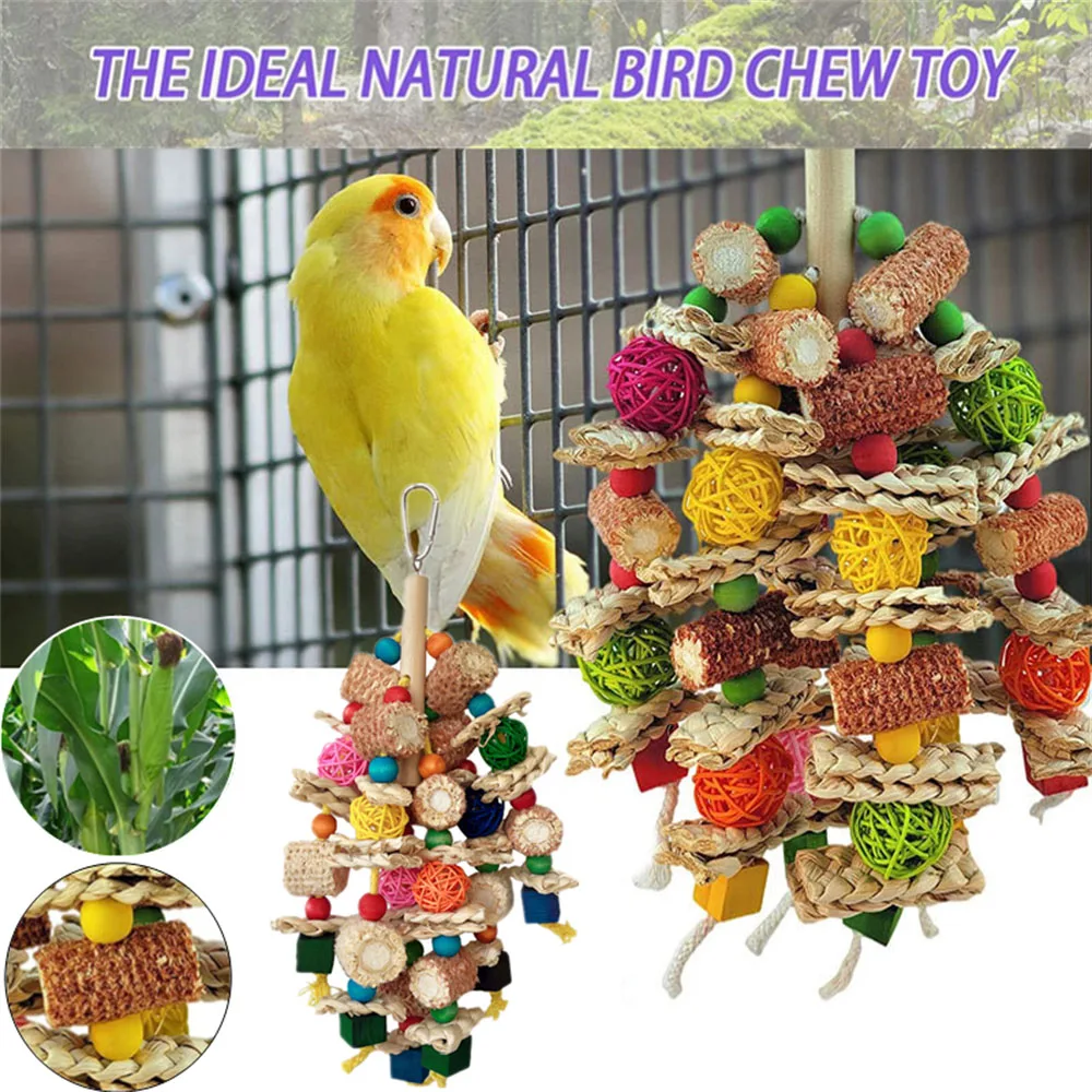 Parrots Toy With Metal Hook Prevent Depressions Birds Climbing Plaything For Birds Cage Accessories
Parrots Toy With Metal Hook Prevent Depressions Birds Climbing Plaything For Birds Cage Accessories