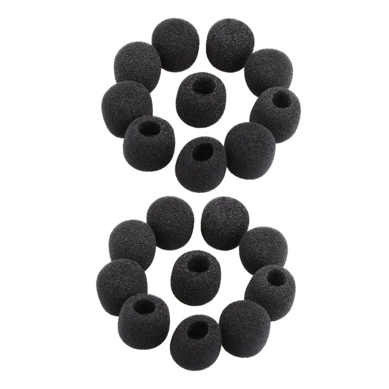 HFES Small Windproof Foam Protectors For Microphone Lavalier For Headphones, 30 Pieces 
HFES Small Windproof Foam Protectors For Microphone Lavalier For Headphones, 30 Pieces