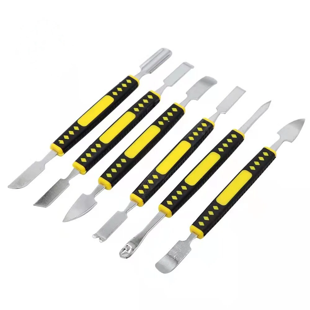 6Pcs/Set Dual Ends Metal Spudger Hand Tool Set For Mobile Phone Repair Tool Prying Opening Scraper Kit
6Pcs/Set Dual Ends Metal Spudger Hand Tool Set For Mobile Phone Repair Tool Prying Opening Scraper Kit
