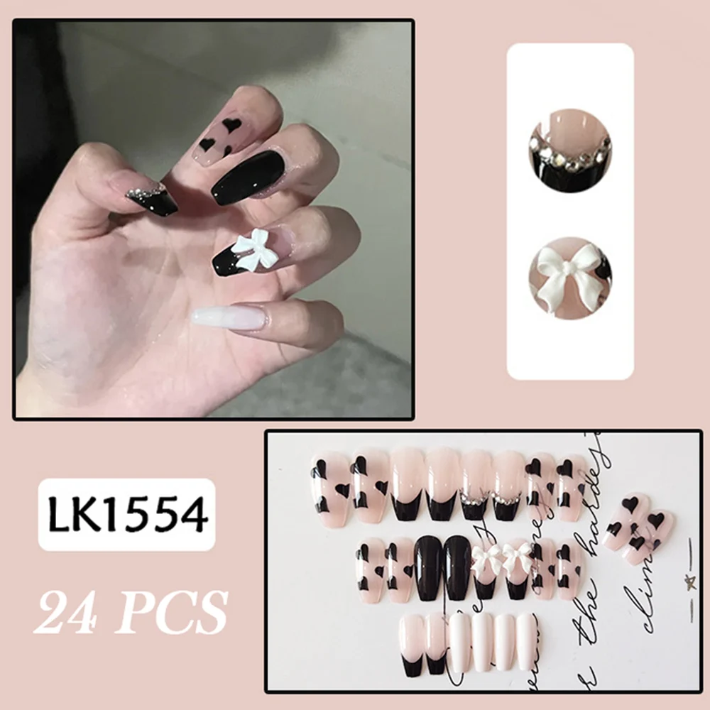 24 шт., блестящие накладные ногти для женщин и девушек
24 шт., блестящие накладные ногти для женщин и девушек