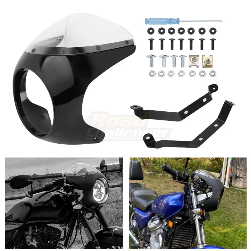 Motorcycle Accessories For Harley Honda Yamaha Suzuki Universal Front Headlight Fairing Windscreen Cafe Racer
Motorcycle Accessories For Harley Honda Yamaha Suzuki Universal Front Headlight Fairing Windscreen Cafe Racer