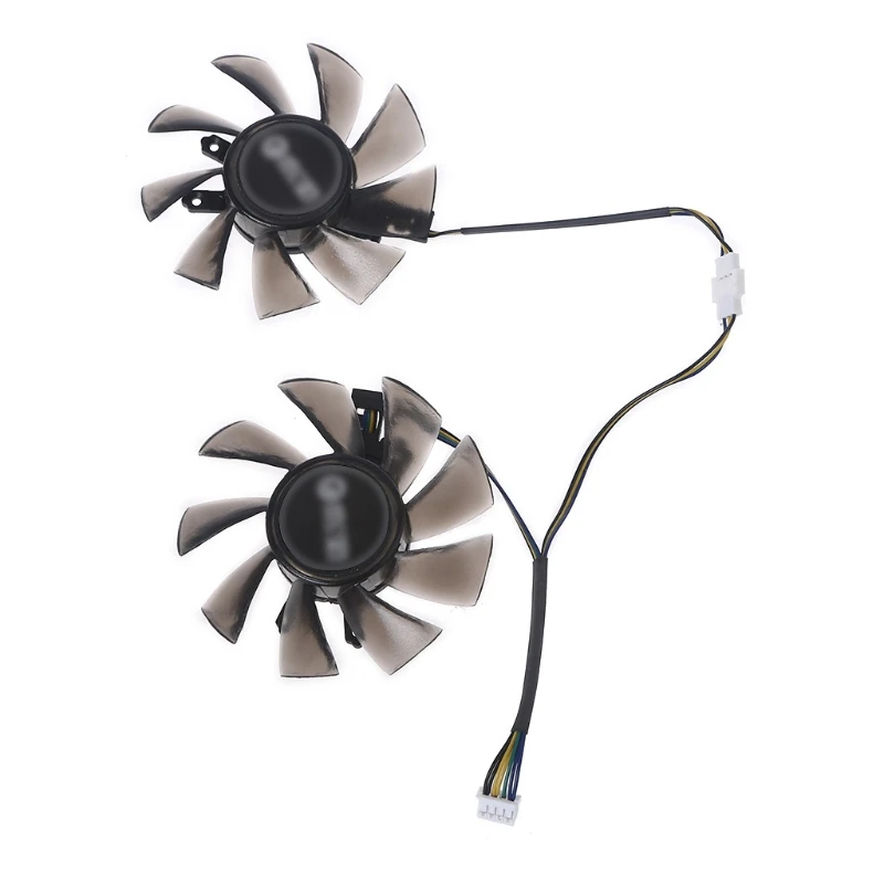 

2022 New 2PC T129215BU 4Pin Graphic Card Cooling VGA Fan for GALAX GTX 1060 KFA2 12V0.50A