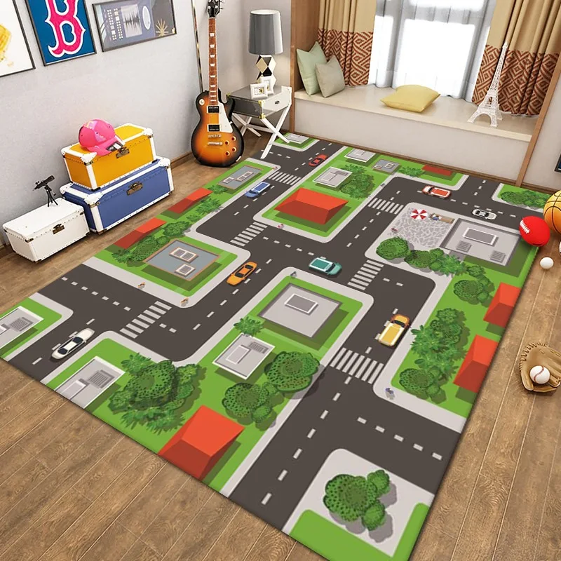 Playmat Highway 3D Kids Carpet Playroom Rug Extra Large Toddler Activity Mat for Race Cars Toys Gift for Boys & Girls 120x160cm
Playmat Highway 3D Kids Carpet Playroom Rug Extra Large Toddler Activity Mat for Race Cars Toys Gift for Boys & Girls 120x160cm