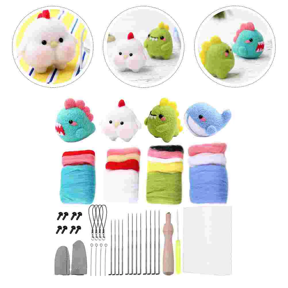 Felting Kit Wool Needle Felt Supplies Kids Starter Set Tool Roving Craft Material Tools Yarn Diy Cartoon Crafts Animals Beginner 
Felting Kit Wool Needle Felt Supplies Kids Starter Set Tool Roving Craft Material Tools Yarn Diy Cartoon Crafts Animals Beginner