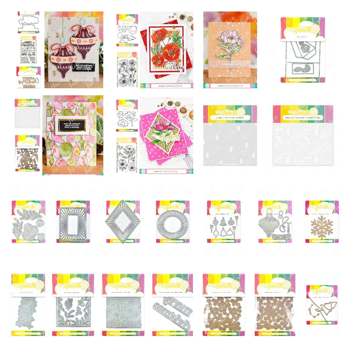 New Christmas Flowers Snowflower Metal Cutting Dies Stamps Layered Stencil Hot Foil Plate Scrapbook Diary Embossing Template
New Christmas Flowers Snowflower Metal Cutting Dies Stamps Layered Stencil Hot Foil Plate Scrapbook Diary Embossing Template