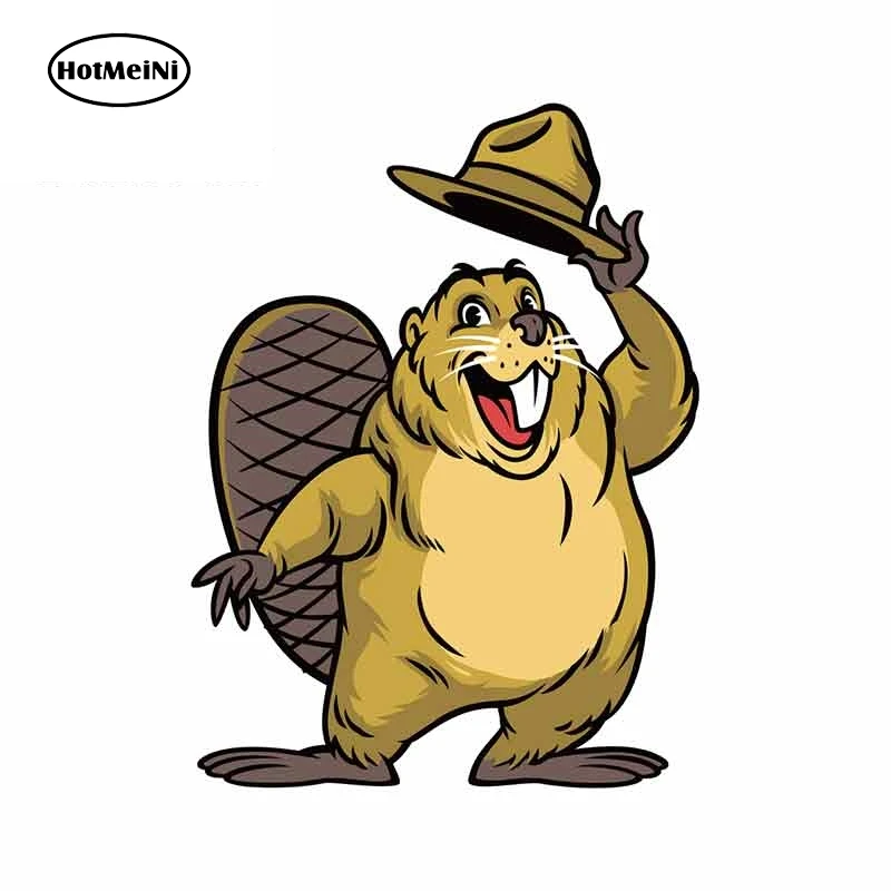 13cm x 10.1cm for Cartoon of Beaver Character Wearing A Hat Car Decal Bumper Window Stickers DIY Occlusion Scratch
13cm x 10.1cm for Cartoon of Beaver Character Wearing A Hat Car Decal Bumper Window Stickers DIY Occlusion Scratch