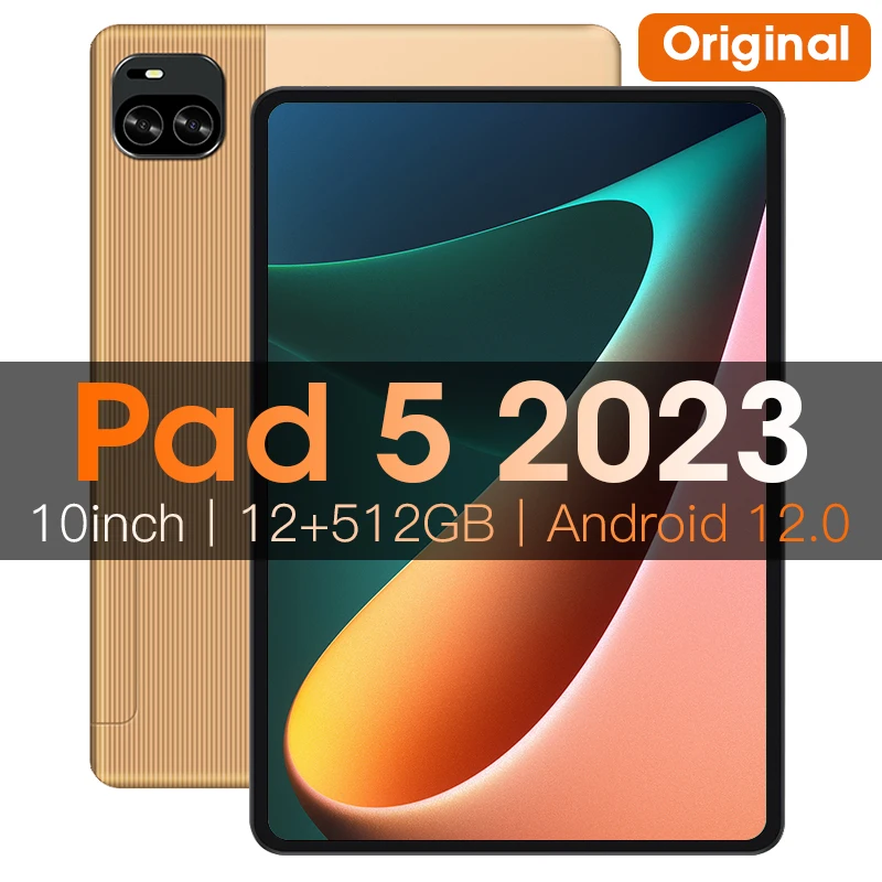 2023 Global Version Pad 5 Pro Tablet Android 12 Snapdragon 865 Tablet Pc Google Play 10 Inch 12GB 512GB Type C WiFi 5G Tablets
2023 Global Version Pad 5 Pro Tablet Android 12 Snapdragon 865 Tablet Pc Google Play 10 Inch 12GB 512GB Type C WiFi 5G Tablets