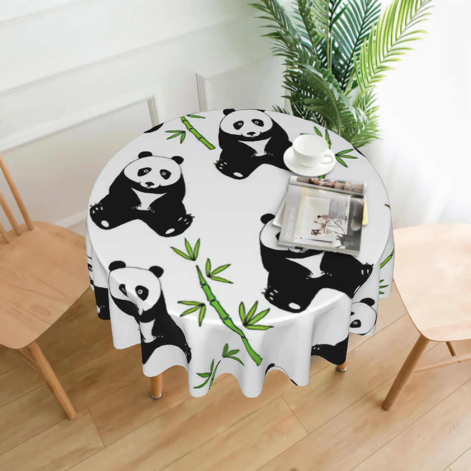 Cute Pandas With Bamboo Tablecloth Washable Black And White Panda Bear Round Tablecloths Circular Table Cover Cloths
Cute Pandas With Bamboo Tablecloth Washable Black And White Panda Bear Round Tablecloths Circular Table Cover Cloths