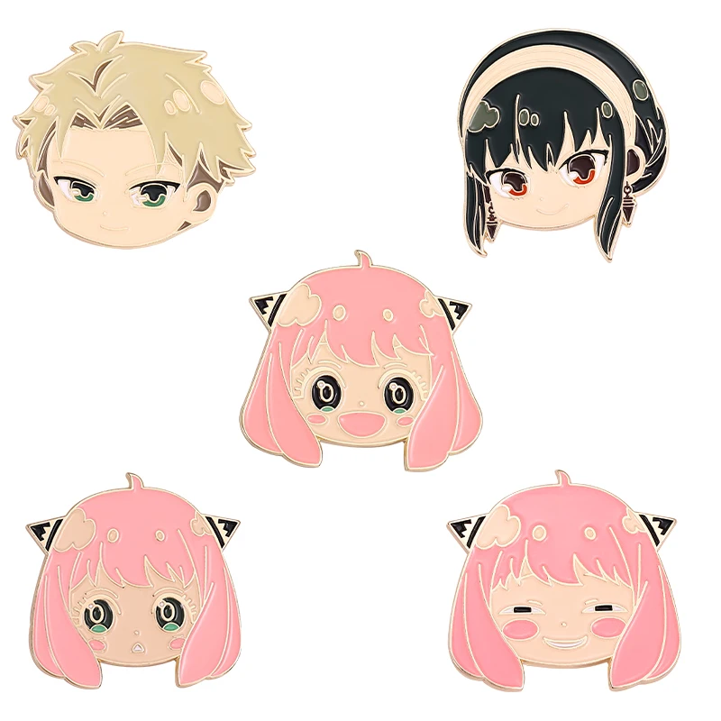 Japanese Anime Spy X Family Badge Enamel Pin Anya Figure Metal Brooches On Backpack Clothes Lapel Pin Jewelry Gifts For Fans
Japanese Anime Spy X Family Badge Enamel Pin Anya Figure Metal Brooches On Backpack Clothes Lapel Pin Jewelry Gifts For Fans