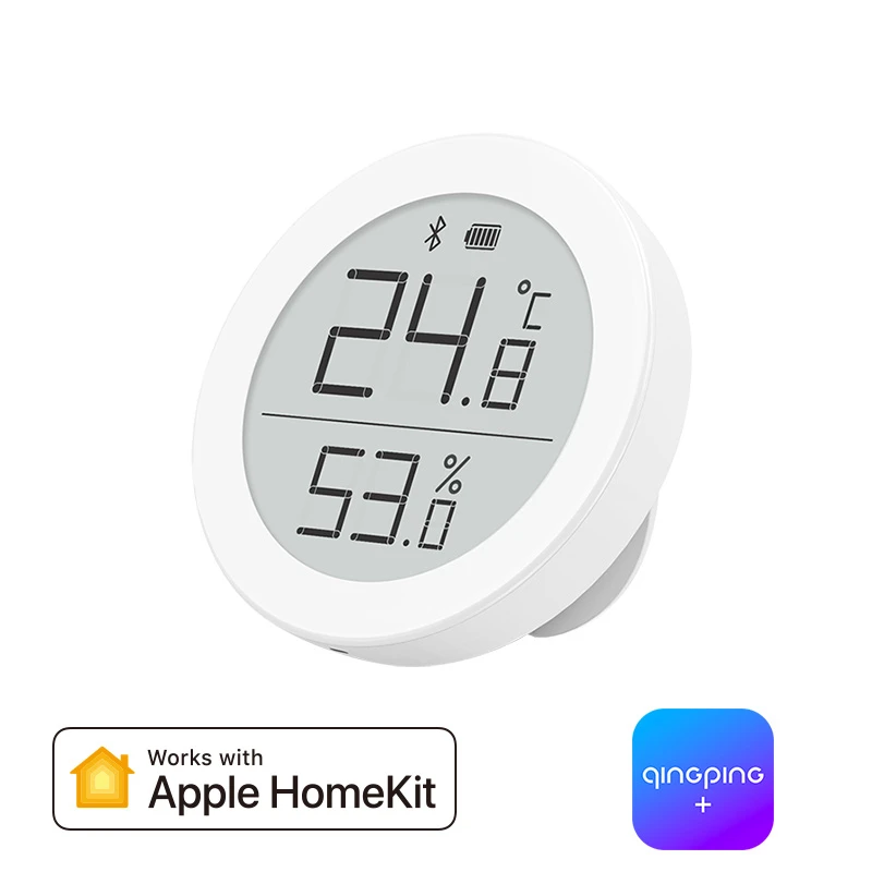 Cleargrass QingpingBluetooth-compatibleThermometer Hygrometer Humidity Sensor for Apple Siri Home Kit Or Xiaomi Mihome APP
Cleargrass QingpingBluetooth-compatibleThermometer Hygrometer Humidity Sensor for Apple Siri Home Kit Or Xiaomi Mihome APP