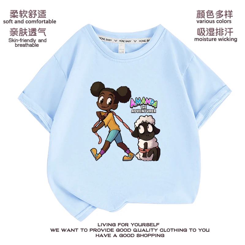 2-16Y Kids Game Amanda The Adventurer T Shirt Baby Boys Summer Cotton Clothes Toddler Girls Casual Tops Children Short
2-16Y Kids Game Amanda The Adventurer T Shirt Baby Boys Summer Cotton Clothes Toddler Girls Casual Tops Children Short