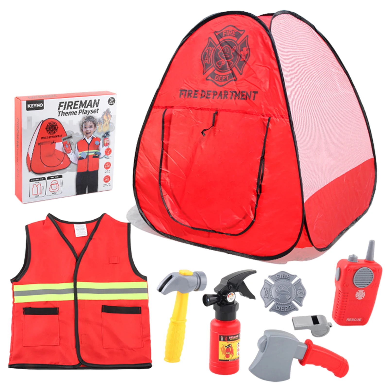 Kids Firefighter Uniform Children Sam Fireman Role Work Clothing Suit Child Performance Party Costumes Toys With Tent Role Play
Kids Firefighter Uniform Children Sam Fireman Role Work Clothing Suit Child Performance Party Costumes Toys With Tent Role Play