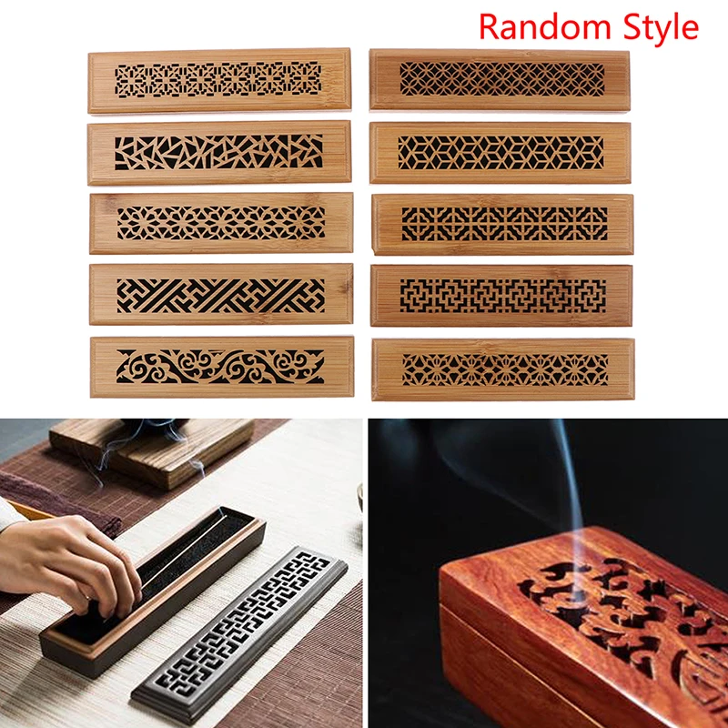 1Pc Bamboo Wood Incense Stick Holder Burning Joss Incense Box Burner Ash Catcher Meditation/Yogo, Natural Agarwood/Aquilaria
1Pc Bamboo Wood Incense Stick Holder Burning Joss Incense Box Burner Ash Catcher Meditation/Yogo, Natural Agarwood/Aquilaria