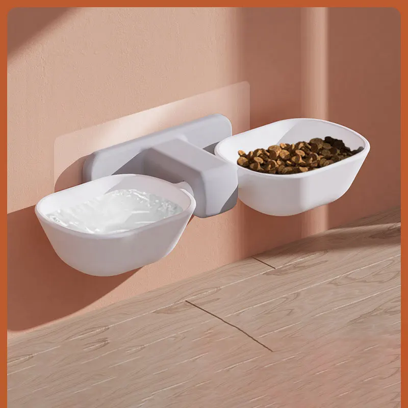 Hanging Wall-mounted Pet Dog Cat Bowl Adjustable Height Double Bowls Cats Feeding Cats Food Dispenser Dog Water Container
Hanging Wall-mounted Pet Dog Cat Bowl Adjustable Height Double Bowls Cats Feeding Cats Food Dispenser Dog Water Container