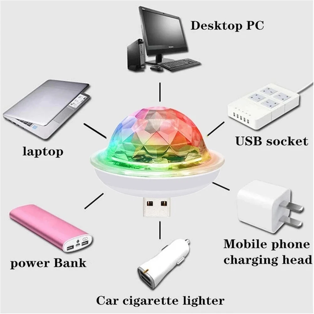 For Car Stage Light Usb ABS Atmosphere Light Colorful DC 5V Music Audio Party DJ Bulb Sound Sensor 40mm X 40mm
For Car Stage Light Usb ABS Atmosphere Light Colorful DC 5V Music Audio Party DJ Bulb Sound Sensor 40mm X 40mm