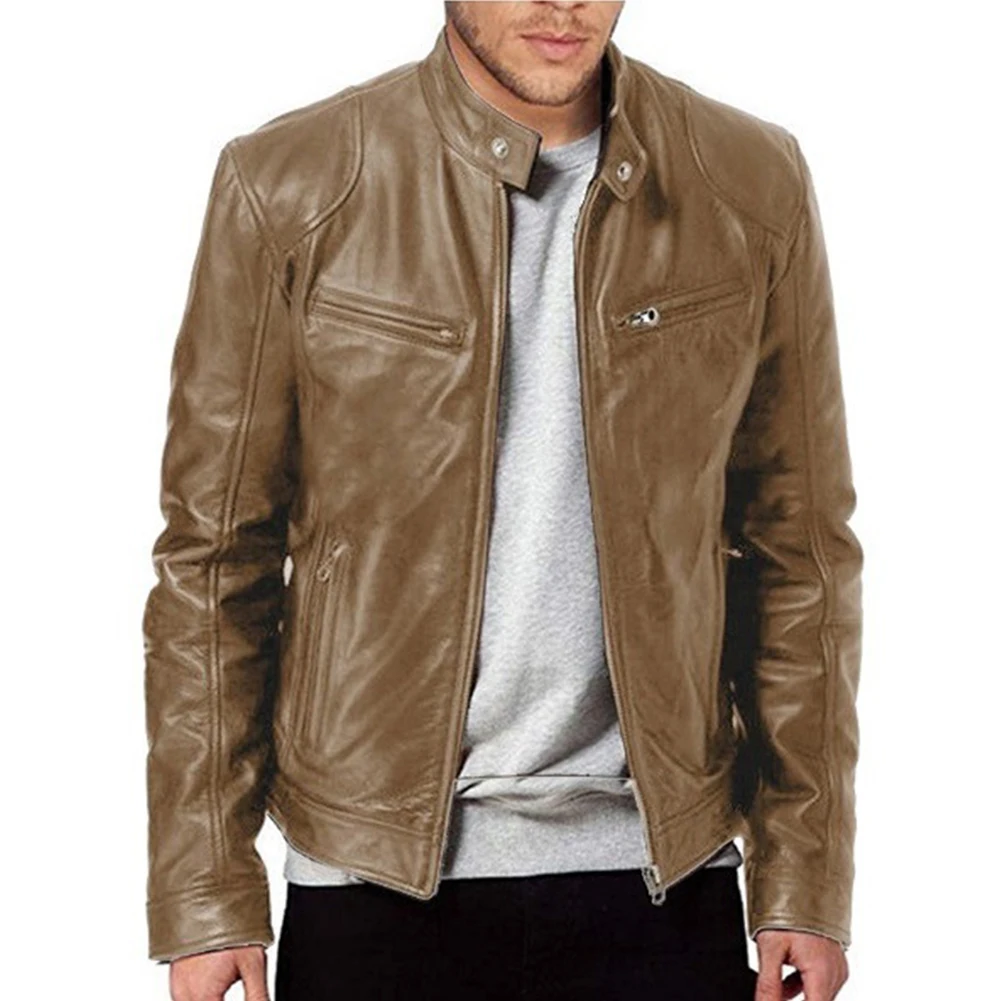 Jackets Coat Mens Moto Outwear Retro Rider Slim Fit Spring Stand Collar Stylish Winter Biker Coats Zip Brand New
Jackets Coat Mens Moto Outwear Retro Rider Slim Fit Spring Stand Collar Stylish Winter Biker Coats Zip Brand New