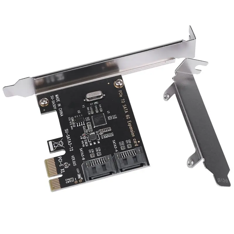 Pcie PCI Express To SATA3.0 2-Port SATA III 6G Expansion Controller Card Adapter
Pcie PCI Express To SATA3.0 2-Port SATA III 6G Expansion Controller Card Adapter