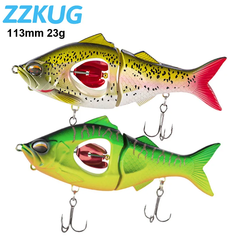 ZZKUG 113mm 23g New Bait Slow Sinking Belly Propeller Glider Lures Artificial Fishing Long-range Wobblers Jerkbait Swimbait
ZZKUG 113mm 23g New Bait Slow Sinking Belly Propeller Glider Lures Artificial Fishing Long-range Wobblers Jerkbait Swimbait