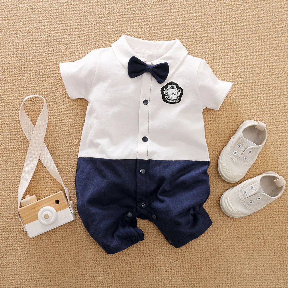 Baby Boys Romper Infant Short Sleeve Gentleman Outfit Kids Bowtie Suits Newborn Easter Tuxedo Onesie Summer Bow Tie Jumpsuit
Baby Boys Romper Infant Short Sleeve Gentleman Outfit Kids Bowtie Suits Newborn Easter Tuxedo Onesie Summer Bow Tie Jumpsuit