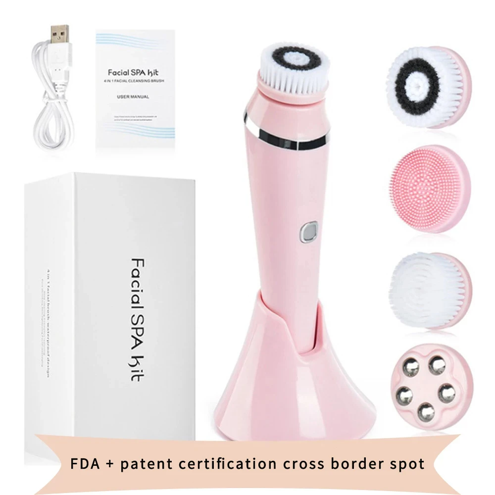 Facial Cleanser 3in1 Soft Silicone Waterproof Rechargeable Mini Portable Facial Washing Massage Machine Electric Pore Cleaner
Facial Cleanser 3in1 Soft Silicone Waterproof Rechargeable Mini Portable Facial Washing Massage Machine Electric Pore Cleaner
