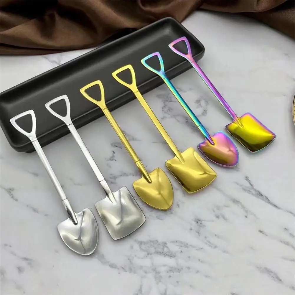 Stainless Steel Creative Spade Spoon Ice Cream Square Shovel Cake Dessert Sharp Spoon
Stainless Steel Creative Spade Spoon Ice Cream Square Shovel Cake Dessert Sharp Spoon