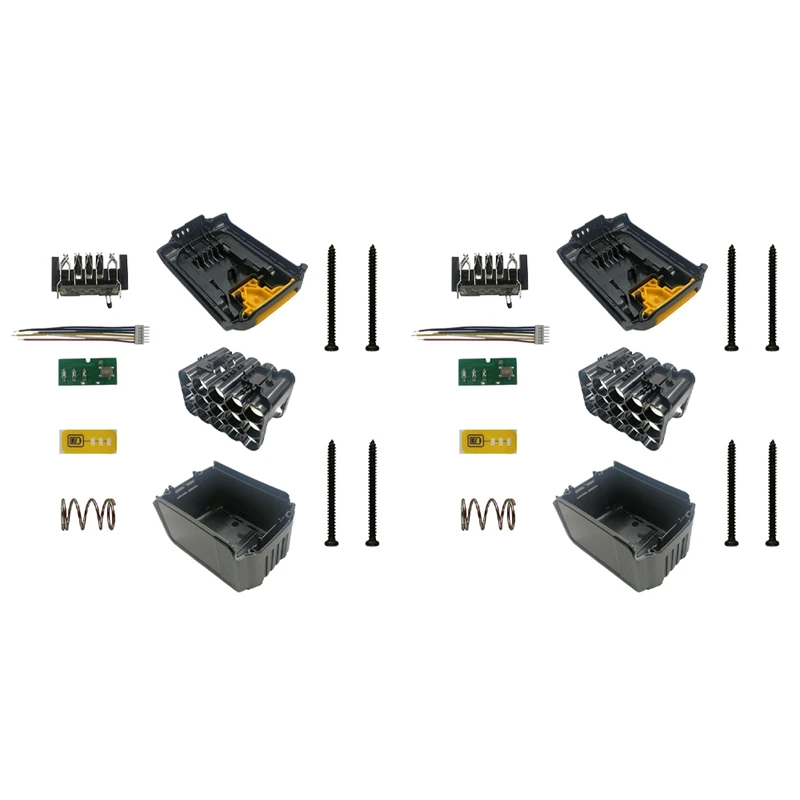 ABGZ-2X DCB200 15X18650 Li-Ion Battery Plastic Case PCB Charging Protection Circuit Board Box For Dewalt 18V 20V DCB203
ABGZ-2X DCB200 15X18650 Li-Ion Battery Plastic Case PCB Charging Protection Circuit Board Box For Dewalt 18V 20V DCB203