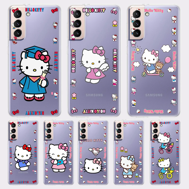 Anime Cute Hello-Kitty Girl for Samsung Galaxy S22 S21 S20 Ultra Plus Pro S10 S9 S8 S7 S6 4G 5G Soft TPU Transparent Phone Case 
Anime Cute Hello-Kitty Girl for Samsung Galaxy S22 S21 S20 Ultra Plus Pro S10 S9 S8 S7 S6 4G 5G Soft TPU Transparent Phone Case