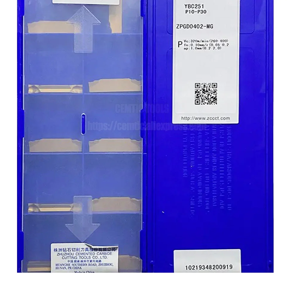 Free Shipping ZCC 4mm Parting Insert ZPGD0402-MG YBC251 Single Cutting Head
Free Shipping ZCC 4mm Parting Insert ZPGD0402-MG YBC251 Single Cutting Head