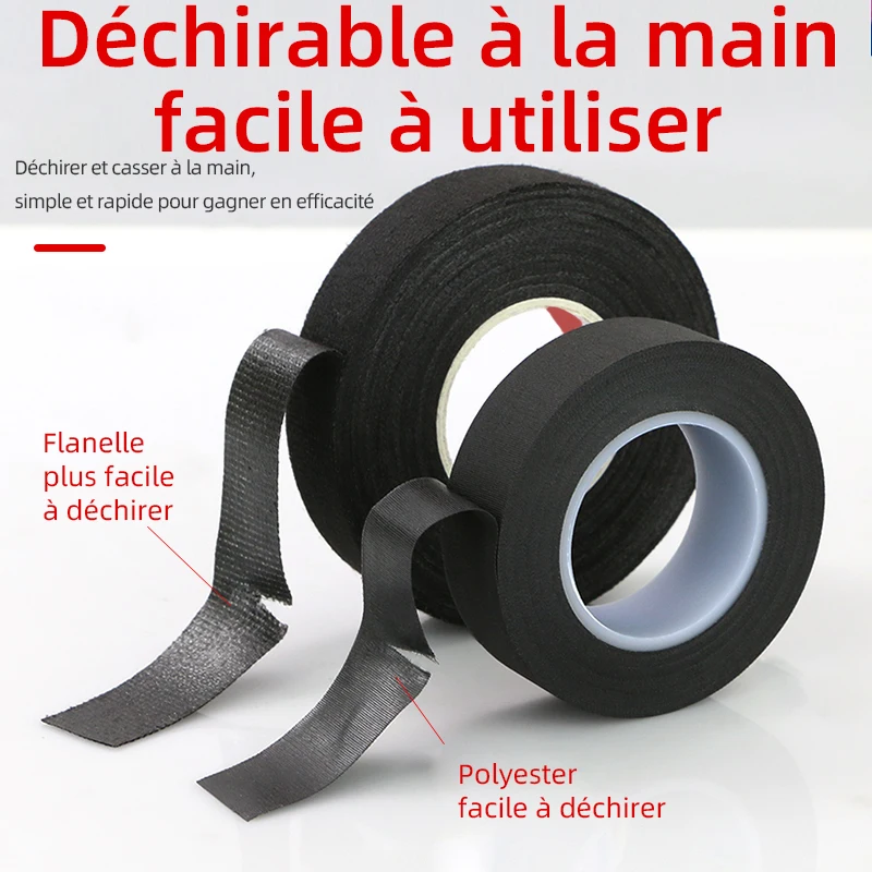 15M 9/15/19/25/32MM Heat-resistant Adhesive Cloth Fabric Tape For Automotive Cable Tape Harness Wiring Loom Electrical Heat Tape
15M 9/15/19/25/32MM Heat-resistant Adhesive Cloth Fabric Tape For Automotive Cable Tape Harness Wiring Loom Electrical Heat Tape
