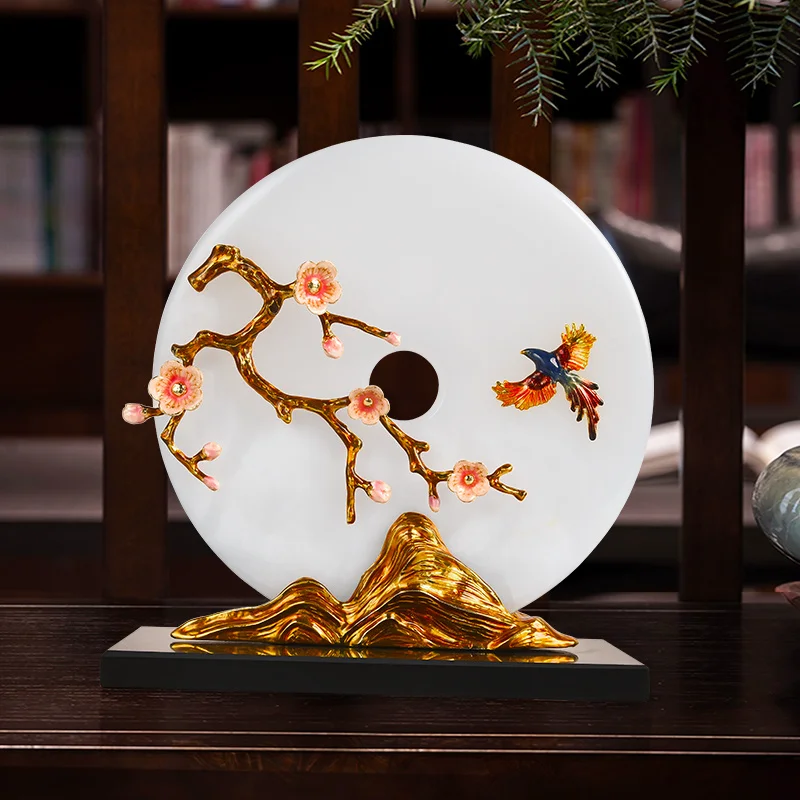 New Chinese style decoration high-end jade safety buckle home living room TV cabinet wine cabinet Bo Gujia office decoration
New Chinese style decoration high-end jade safety buckle home living room TV cabinet wine cabinet Bo Gujia office decoration
