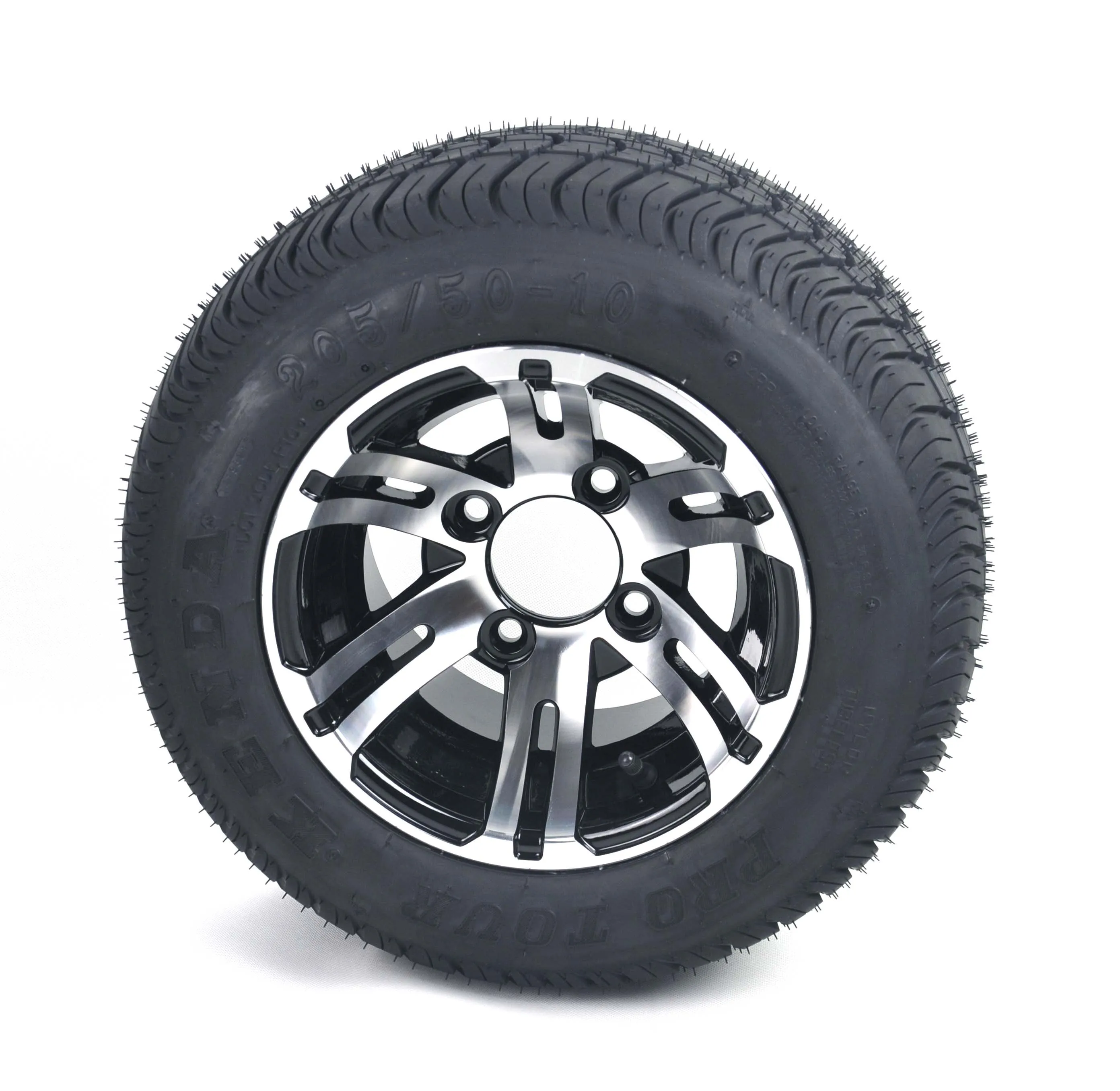 

Source factory products 205/50-10 Aluminium alloy rim GOLF tire
