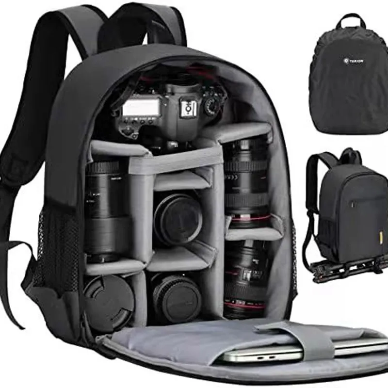 Men's and Women's Professional Camera Backpack with Rain Cover Laptop Compartment Waterproof Multifunction Photography Backpacks
Men's and Women's Professional Camera Backpack with Rain Cover Laptop Compartment Waterproof Multifunction Photography Backpacks